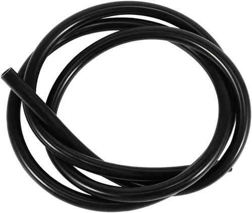 Tubo de silicona de 1/4" ID, JoyTube - Tubo de silicona negra de grado alimenticio de 1/4" ID x 3/8" OD de 6.6 pies, tubo de silicona pura de alta