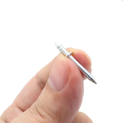 Miniatura 3 de 100 piezas de hilo de doble cabeza para zócalo sin costuras, línea de zócalo sin marcas, tornillos de seguridad invisibles, zócalo de madera maciza