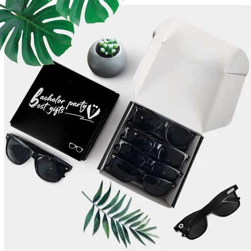 Miniatura 6 de Bachelor Sunglasses Bachelor Party Supplies for Groom Best Man Groomsmen