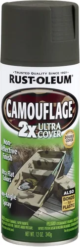 Miniatura 4 de Rust-Oleum 279175 - Pintura en aerosol camuflaje 2X Ultra Cover, 12 oz, Verde bosque profundo