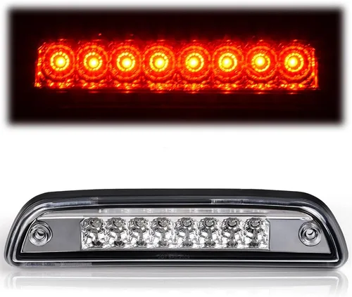 Miniatura 13 de G-PLUS Tercera tercera luz de carga de freno compatible con Nissan Frontier Pickup 2001-2004 Centro de techo trasero de montaje alto Lámparas 01-04