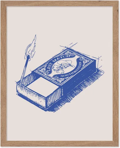 Miniatura 33 de Poster Master Póster de You've Yeed Your Last Haw, estampado retro de vaquero azul, arte occidental, arte moderno, arte del salvaje oeste, regalo