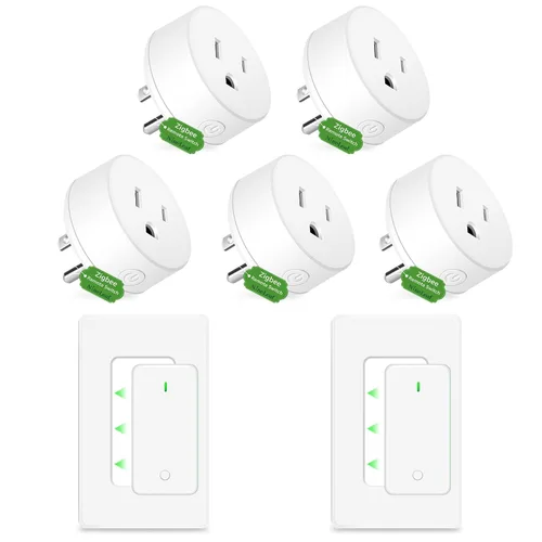 Miniatura 12 de NineLeaf Interruptor de salida remoto inalámbrico, interruptor de lámpara remoto, interruptor decorativo de enchufe de luz de encendido y apagado