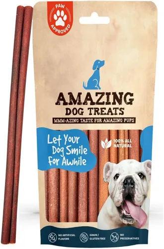 Miniatura 7 de Amazing Dog Treats Barra de Colágeno de 6 Pulgadas - (10 Unidades) - Barras de Colágeno para Perros - Huesos para Perros Sin Cuero