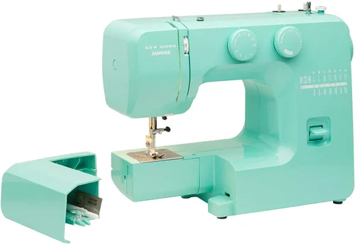 Miniatura 14 de Janome Blue Couture - Máquina de coser fácil de usar con estructura metálica interior, diagrama de bobina, videos tutoriales, ¡hecha pensando