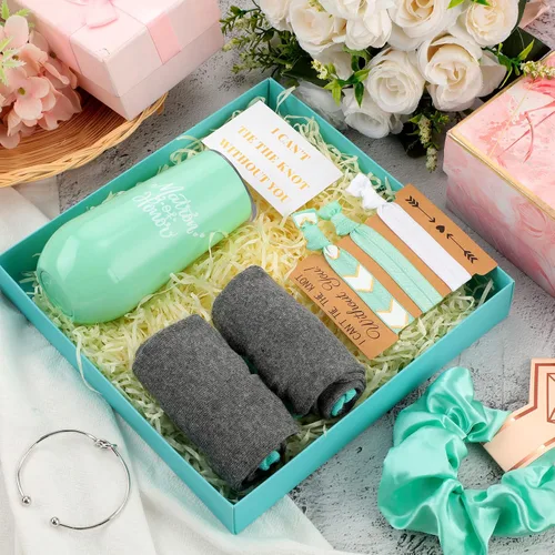Miniatura 4 de Yexiya Juego de 13 piezas de regalo de caja de propuesta de dama de honor, regalo con texto en inglés "Will You Be My Maid of Honor", de acero