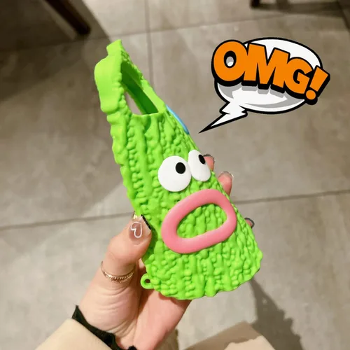 Miniatura 6 de Fundas para Celular Kawaii Compatibles con iPhone 13 Pro Max, Linda Funda de Silicona Blanda 3D de Dibujos Animados de Pera de Balsámico con Estuche
