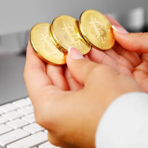 Miniatura 5 de Recuerdo de moneda Bitcoin con monedero, colección física de Bitcoin, Bitcoin chapado en oro para conmemoración, moneda criptográfica BTC