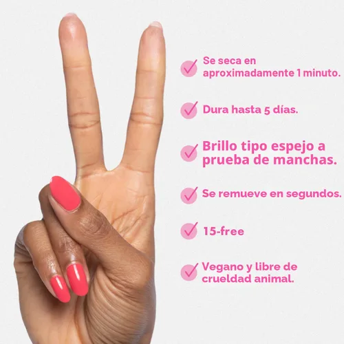 Miniatura 5 de Olive & June Esmalte de uñas de verano de secado rápido Secado rápido instantáneo a prueba de manchas 15 libre de veganos sin crueldad Dura