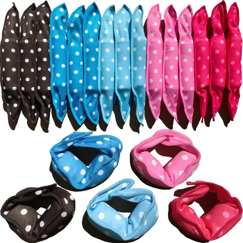 Aimin Hair - Rodillos de espuma para rizar el pelo por la noche, rodillos flexibles, suaves para la almohada, rodillos de esponja (20 piezas, color