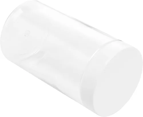 Miniatura 5 de 30 recipientes de limo de 14 onzas con tapas blancas, tarros de plástico transparente de boca ancha, pequeños recipientes de plástico transparente