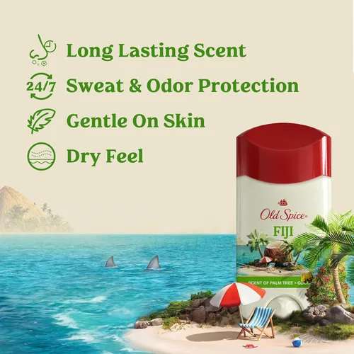 Miniatura 2 de Old Spice Desodorante antitranspirante en aerosol para hombre con sensación seca, frescura 24/7, protección contra el sudor y el mal olor 24/7