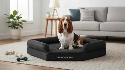 Miniatura 7 de The Dog's Bed - Cama ortopédica de espuma viscoelástica para perro, superficie relajante, espuma certificada por CertiPUR, tela de felpa, felpa