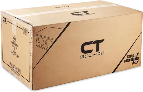 Miniatura 6 de CT Sounds CT2X12 - Caja de subwoofer de coche de ajuste universal con puerto doble de 12 pulgadas