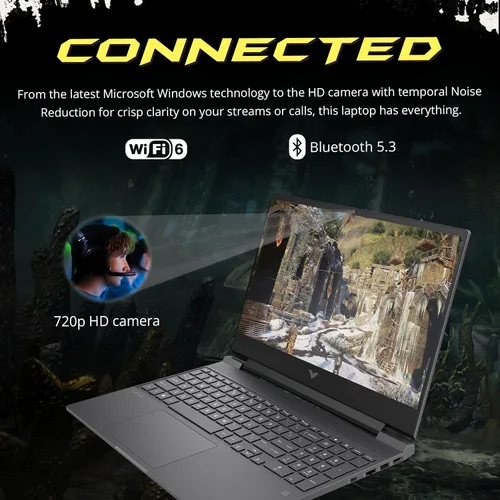 Miniatura 7 de HP Victus - Laptop para juegos FHD de 15.6 pulgadas y 144 Hz, Intel i5-13420H, 16 GB de RAM, SSD PCIe de 1 TB, NVIDIA GeForce RTX 4050, teclado