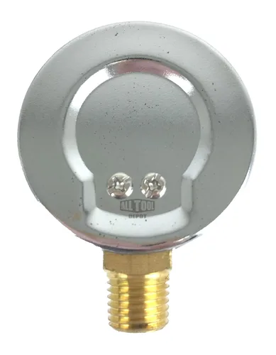 Miniatura 2 de Manómetro de presión de aire de 2" Montaje lateral inferior 1/4" NPT 2" Dial - 0 a 200 PSI