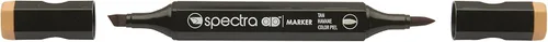 Miniatura 16 de AD Marker Chartpak Spectra, Tri-Nib y cepillo de doble punta, antiguo, 1 cada uno (S069AD)