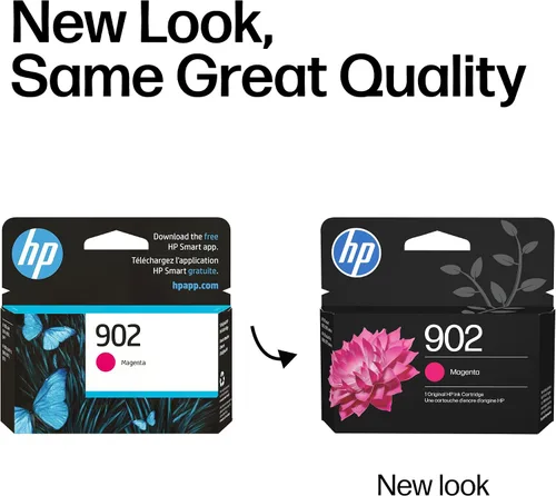 Miniatura 3 de HP Cartucho de tinta magenta 902 Funciona OfficeJet 6950, serie 6960, OfficeJet Pro 6960, serie 6970 Elegible para Instant Ink T6L90AN