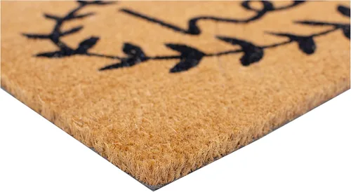 Miniatura 6 de Calloway Mills 121813048 Calico Hello Felpudo de 30 x 48 pulgadas, natural/negro