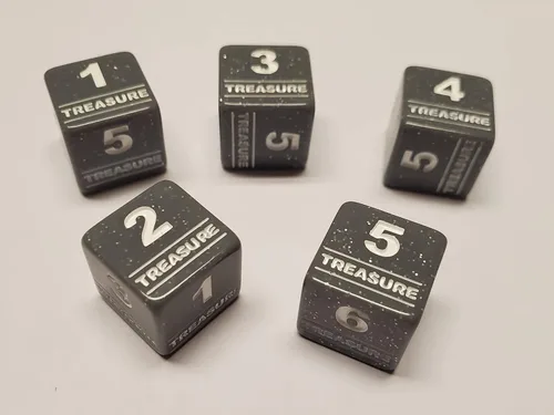 Miniatura 2 de 5 dados de ficha del tesoro para magia: The Gathering