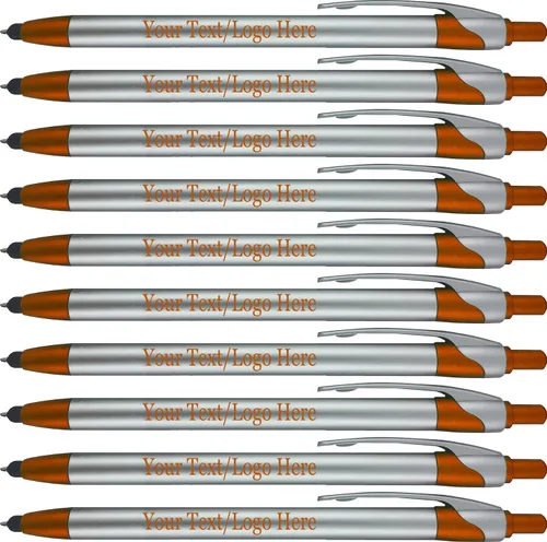 Miniatura 7 de Paquete de 300 bolígrafos personalizados con logotipo o texto, para marketing, fiestas y eventos, lápiz capacitivo 2-1 + bolígrafo compatible
