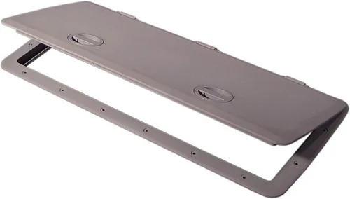 Miniatura 5 de Tempress - 1115 - Escotilla de leva sin cerradura, color blanco. Gris