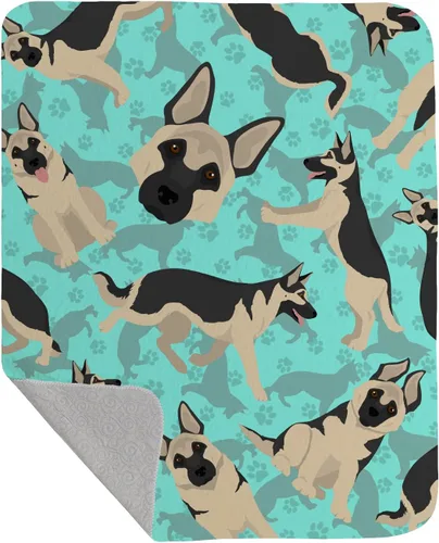 Miniatura 43 de Caroline's Treasures MLM1042LQB Airedale Terrier - Manta acolchada de 50 x 60 pulgadas, diseño de ilustraciones para cama, sofá, suave y ligera