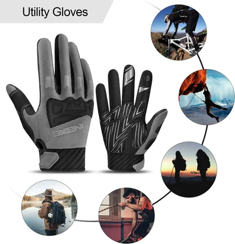 Miniatura 7 de INBIKE MTB BMX ATV - Guantes de ciclismo para carrera de motocross, bicicleta de montaña, DH