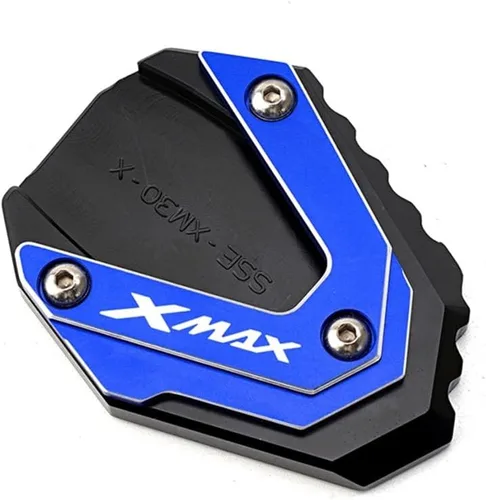 Miniatura 4 de WONANG Motorcycle Side Stand pad for Y&AMAHA Xmax 300 2023 Xmax 125 250 400 X-MAX300 Motorcycle CNC Side Stand Enlarger Kickstand Pad (Color : 1)