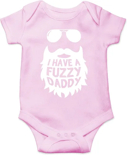 Miniatura 5 de I Have a Fuzzy Daddy - Divertido body esencial para bebé, ropa para niña recién nacida, trajes de bebé niño