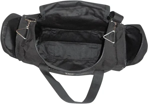 Miniatura 32 de Bolsa de lona triple grande con apertura en U, bolsillo frontal y dos compartimentos laterales, perfecta bolsa de cabina fabricada en Estados Unidos.