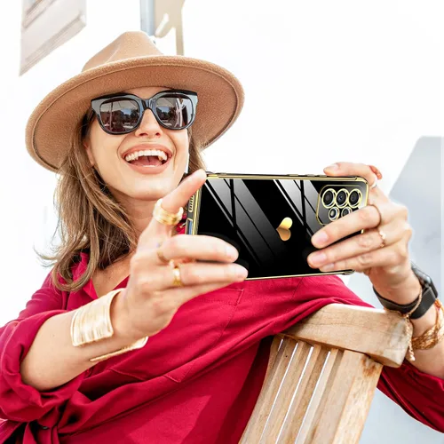 Miniatura 6 de LeYi Funda compatible con Samsung Galaxy A53 5G: Funda Samsung A53 con protector de pantalla [2 piezas] + protección completa de la cámara, chapado