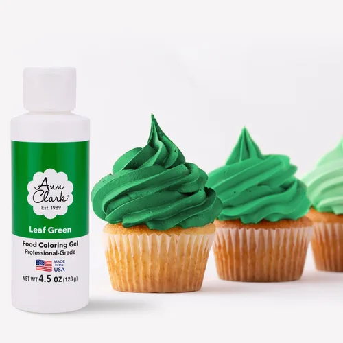Ann Clark Leaf Green Gel colorante alimentario grande, 4.5 onzas, grado profesional, fabricado en Estados Unidos