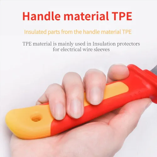 Miniatura 6 de Walfront (IEC60900 1000V) Aislamiento Electricista Cuchillo Anti-Magnético Tira Rápida Cable Stripper Cortador para Instalación de Instrumentos
