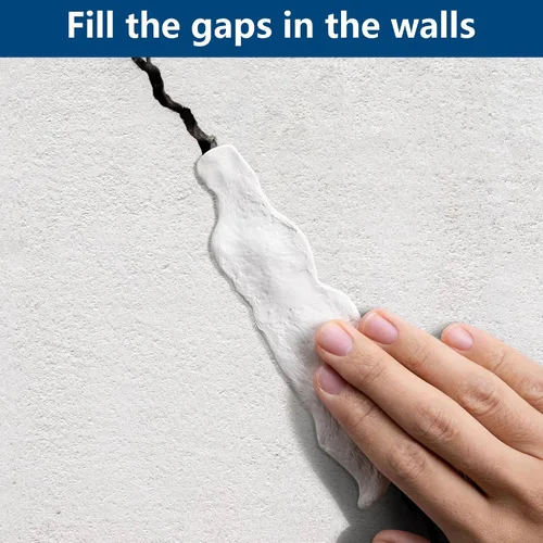 Miniatura 7 de Masilla de silicona moldeable de 79 x 1 pulgadas, cinta de masilla de sello de butilo impermeable de 0.197 in de grosor, cinta aislante blanca