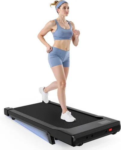 Miniatura 15 de Walking Pad with 6% Incline, 300LBS Capacity Under Desk Treadmill for Home Office, Quiet Portable Mini Treadmill with App & Remote Control, No