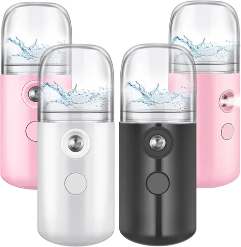 Miniatura 10 de Mudder 4 unidades de nano facial Mister práctico pulverizador de nano niebla de 1.06 onzas líquidas, tanque de agua visual portátil, vaporizador