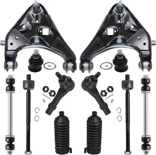 Miniatura 63 de Detroit Axle - Kit de suspensión delantera de 12 piezas para Mercury Grand Marquis Ford Crown Victoria Town Car 2003-2011, 2 brazos de control