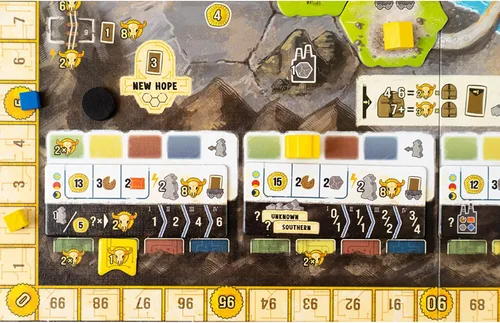 Miniatura 5 de Capstone Games Boonlake Euro - Juego de mesa de estrategia para 1-4 jugadores, gestión de manos, construcción de motores, planificación de recursos