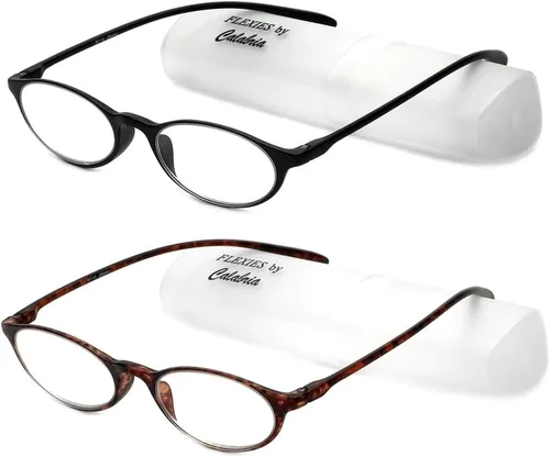 Miniatura 17 de Calabria 719 Flexie Gafas de Lectura Flexibles Ovaladas para Hombres y Mujeres Elegantes Plegables Lectores Ligeros Montura TR 90 Gafas Duraderas
