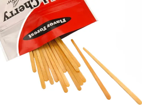 Palillos de dientes con sabor a canela caliente (forma plana) 100ct