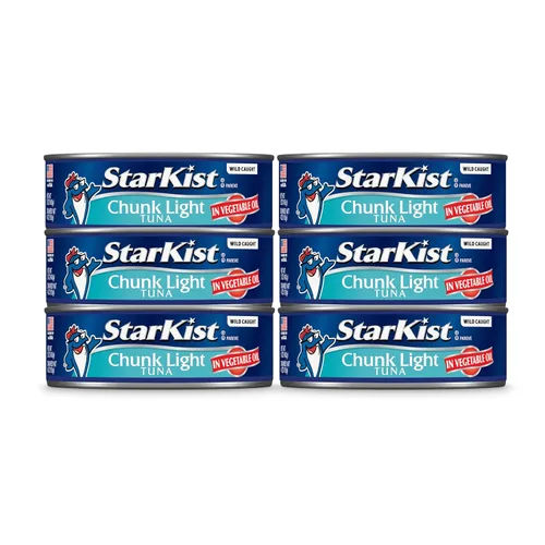 Miniatura 15 de Porciones ligeras StarKist de atún al natural, lata de 142 g (paquete de 4)