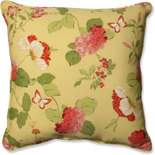 Miniatura 58 de Pillow Perfect - Cojines decorativos florales brillantes para interiores/exteriores, 2 unidades, lumbar - 11.5 x 18.5 pulgadas, verde/rojo Zoe