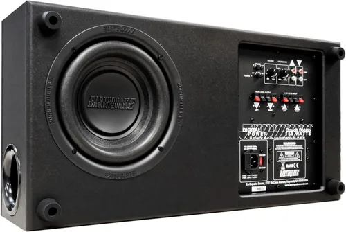 Miniatura 10 de Earthquake Sound CP-8 Couch Potato - Subwoofer delgado de cine en casa de 8 pulgadas con alimentación de pico de 300 W con diseño de carcasa