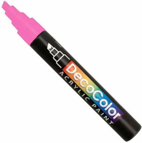 Marcador de pintura acrílica Decocolor, color rosa