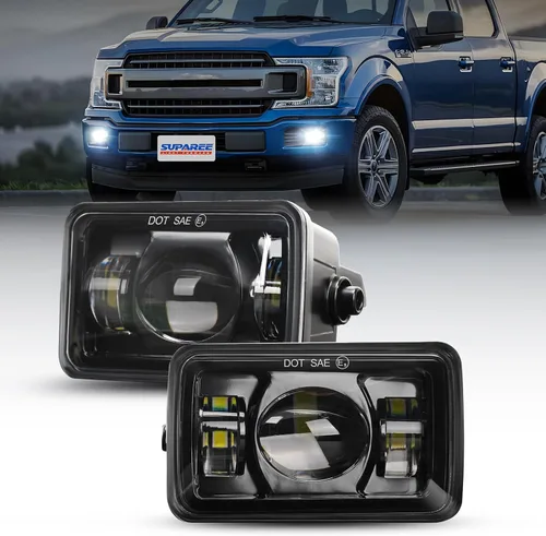 SUPAREE Kit de Ensamble de Luces Antiniebla LED para Ford F150 2015-2020 y Ford F250 F350 Super Duty 2017-2018, 6000K Blanco, Resistente al Agua
