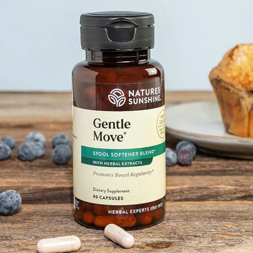 Miniatura 3 de Nature's Sunshine Gentle Move: Experimenta apoyo digestivo diario y alivio natural del estreñimiento con fibra natural para heces suaves