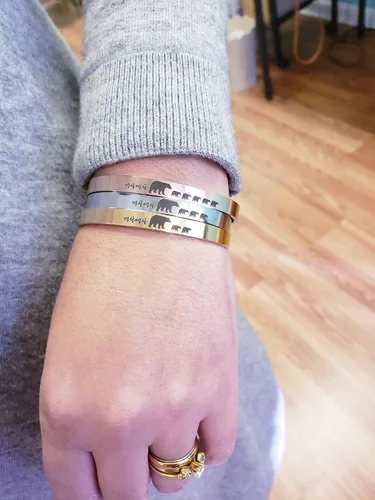 Miniatura 9 de Mama Bear Cuff Bracelet Mother's Day Gift