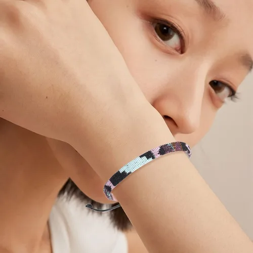 Miniatura 5 de Pulsera de playa de eslabones para hombres y mujeres, pulseras para hombres, pulseras bohemias hechas a mano, pulseras envolventes de joyería