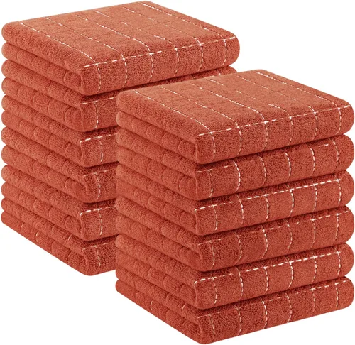 Miniatura 148 de Homaxy Paños de cocina 100% algodón de felpa, toallas de cocina ultra suaves y absorbentes para la cocina, adecuadas para secar y lavar platos